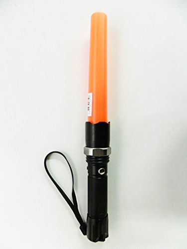 PRESENT Lampe torche lumineux rouge signalisation police. Bâton route circulation voiture automobile avion. Vendeur Français