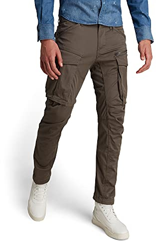 G-STAR Rovic Zip 3D Regular Tapered Pants, Pantaloni, Uomo, Grigio (GS Grey D02190-5126-1260), 30W / 30L