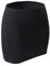 CFLEX Damen Variotube-Nierenwärmer, Shirtverlängerung, Minirock aus Baumwolle - Jet Black XL-XXL