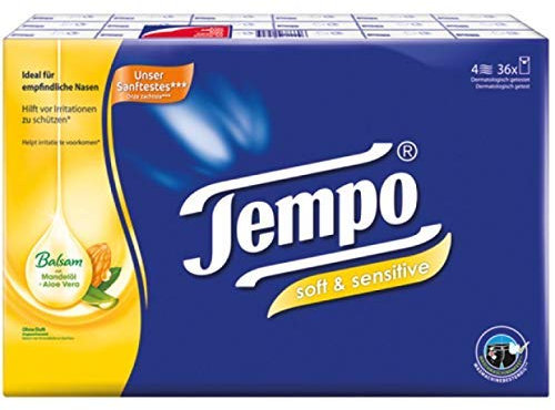 Fazzoletti Tempo morbidi e sensibili, 36 confezioni