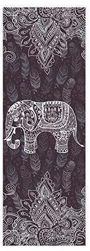 Morbuy Mikrofaser Hot Yoga Handtuch, Yoga Mat 183x63cm rutschfest Fitnesstuch Weich Atmungsaktiv Antirutsch Yogatuch Gilt für Fitness Ausbildung (183x63cm,E)