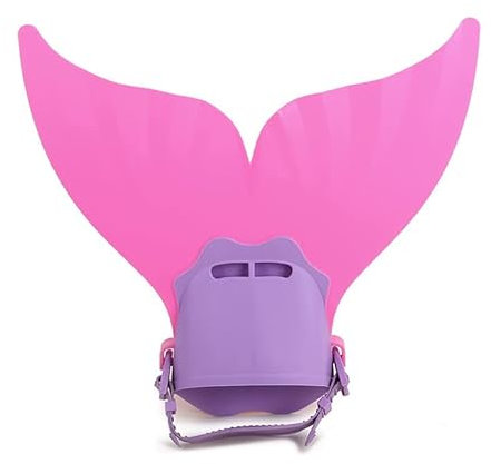 Aletas de Buceo Aletas de natación Aletas de Sirena Pies de Buceo Monofin Cola de Ballena Aletas de Silicona Accesorios de Equipo de natación ( Color : SKU-03-Pink , Size : 18x40CM )