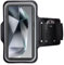 CoverKingz Sportarmband für Samsung Galaxy S24 Ultra - Armtasche mit Schlüsselfach Oberarm Halterung - Sport Laufarmband Handy Armband Schwarz