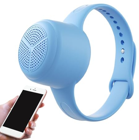 Moreeulsi Altoparlante indossabile, orologio con altoparlante da polso, dispositivo audio portatile per arrampicata, corsa, equitazione, escursionismo, moto, allenamento all'aperto, ciclismo