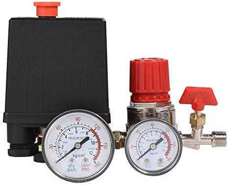 Compresor de Aire de la Válvula, Reguladores de Presion con Manómetro de Presión de Aire Pequeña Control del Interruptor del Regulador del Compresor de la Válvula