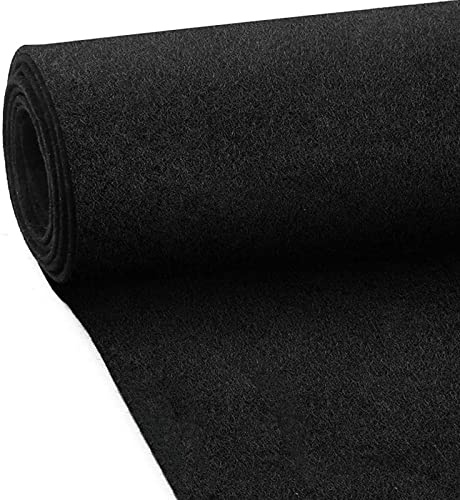 MODIGT 40 x 70 High Grade - Underfelt Carpet for RV, Boat, Truck, Speaker Box, Door Liner, Desk (Black)