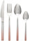 Salter BW10075CTK 16-Piece Stainless Steel Cutlery Set - Full Set Ombre Collection Flatware Service for 4 People, Mirror Finish, Modern Design, with Knife, Fork, Spoon, Teaspoon, Silver/Champagne
