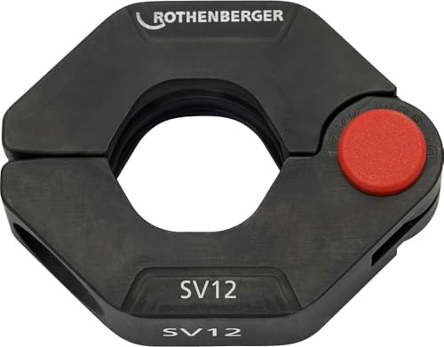 ROTHENBERGER Anillo de prensado, contorno de mordazas de presión SV, diámetro de 12 mm de diámetro | 1000003872 | Anillo de presión, sistemas de tuberías, prensas, prensa de herramientas industriales