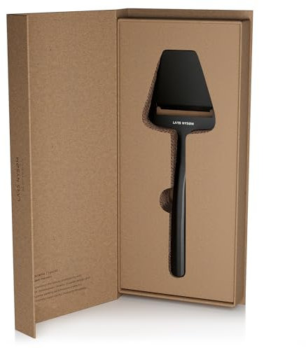 LARS NYSØM Trancheur de fromage manuelle I Trancheuse fromage en acier inoxydable I Couteau idéal pour le parmesan et la raclette (Carbon Black)