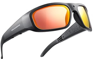 OHO Ultra-Thin Lightweight Sports Camera Sunglasses, 24MP Camera, 1080P Video, Record-While-Charging, Water Resistant UV400 Lens