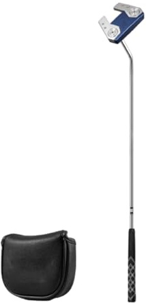 Poupangke Putter per mancini e destrorsi, Putter da golf per uomo - Putter in corno da golf - Putter bidirezionale per destrorsi o mancini, Putter per allenamento da golf