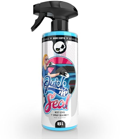 Nuke Guys Quick'n'Seal Nano Sprühversiegelung 500ml | Spray Wax Versiegelung mit Wasserabperleffekt | Auto Lackversiegelung | Glanz & Schutz für deinen Lack