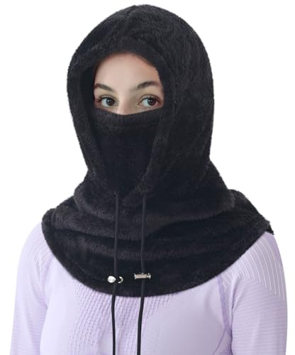 Tavaler Sturmhaube Herren/Damen Winter | Balaclava Fleece | Kapuzenschal Thermo | Skimaske Wolle | Schalmütze Winddicht Skimütze für Radfahren, Snowboarden, Skifahren