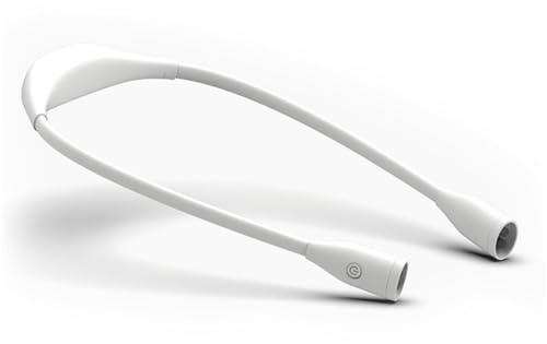 bergxperten Talinia LumiAliria – Lampada da collo che illumina le Sue creazioni e allevia l’affaticamento degli occhi, luce LED ricaricabile USB senza fili, 3 colori di luce intensità regolabile