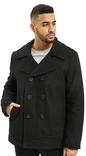 Brandit Pea Coat, Farbe: black, Größe: 5XL