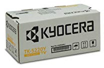 Kyocera TK-5220Y Original Toner Gelb 1T02R9ANL1. Toner Drucker ECOSYS M5521cdn, ECOSYS M5521cdw, ECOSYS P5021cdn, ECOSYS P5021cdw.