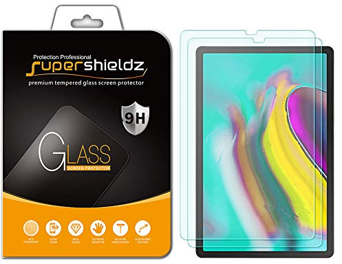 Supershieldz (2 Pack) Designed for Samsung Galaxy Tab S6 / Tab S5e (10.5 inch) Screen Protector, (Tempered Glass) Anti Scratch, Bubble Free
