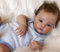 Scnbom Reborn Babys silikon Puppen Madchen lebensecht Toddler 20zoll 50cm wie echtes babypuppen Augen offen Junge