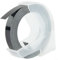 Etikettenmacher-Klebeband, 6 mm x 3 m, Etikettenmacher-Prägeband, Ersatz für DYMO 12813, 12814, 1610, für Motex 5500A, 5500B (schwarz)