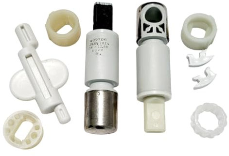 SoftClose Dämpfer-Set für WC-Sitz, 2 Stück mit Montagezubehör, Ersatzteil für Absenkautomatik