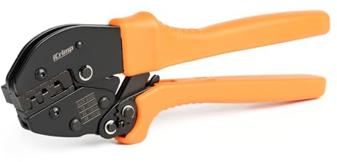iCrimp Wire Crimping Tool for 15, 30 and 45 Amp Contacts DC Power Connector Modular Power Connector Kit