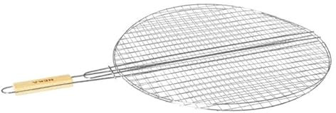 Paris Prix Neka - Double Grille Barbecue Ronde Summer 50cm Chrome