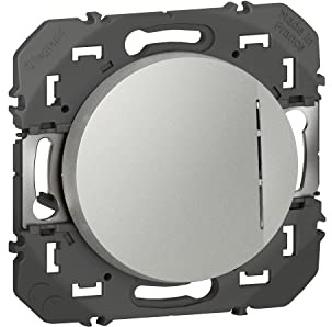 Legrand LEG95233 VV Compo Dooxie strömbrytare, växelströmbrytare och växelströmbrytare, med kontrollfunktion, aluminium