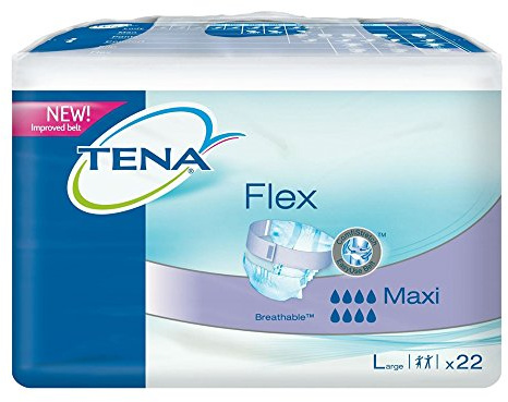 Tena Saver 3 x TENA Flex Maxi Groß (85-125 cm) 22 Stück