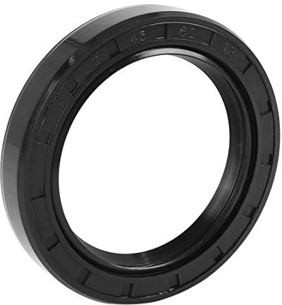X AUTOHAUX Joint d'arbre d'huile à double lèvre TC pour voiture - 45 mm x 62 mm x 10 mm - Noir