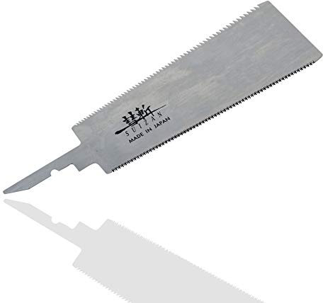 SUIZAN Sierra de mano japonesa Ryoba de 20,32 cm de doble filo para corte áspero (hoja de repuesto)