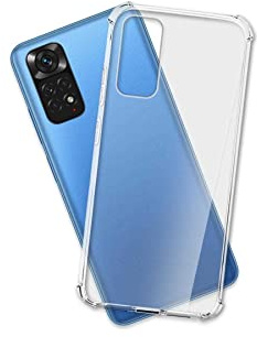 mtb more energy® Coque de protection souple Armor compatible avec Xiaomi Redmi Note 11, Note 11S (6,43) - Coins renforcés - Protection de l'appareil photo - TPU 1,5 mm