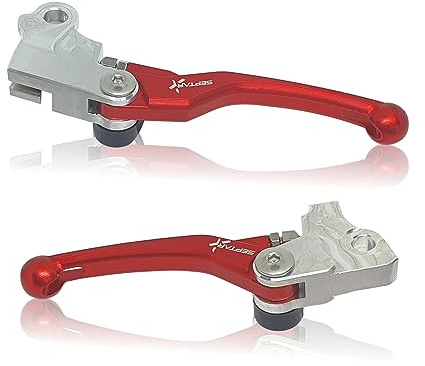 SEPTAR COPPIA LEVE FRENO/FRIZIONE ANTIROTTURA REGOLABILI per BETA rr 50/125 2011-2025 rosse