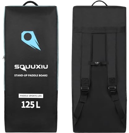 SOUUXIU 125L Inflatable Paddleboard Bag SUP Board Bag Surfboard Backpack Stand Up Board Shoulder Backpack