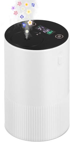Difusor de aceite esencial sin agua para el hogar y el automóvil, difusor de aceite esencial recargable por USB, máquina de aire de aroma, mini difusor eléctrico portátil de aromaterapia,