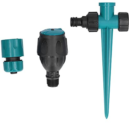 Respicefinem Boquilla rociadora de jardinería giratoria de 360 ​​​​Grados para vivero de arbustos de árboles frutales con patrón de rociado Ajustable y construcción de ABS Duradera