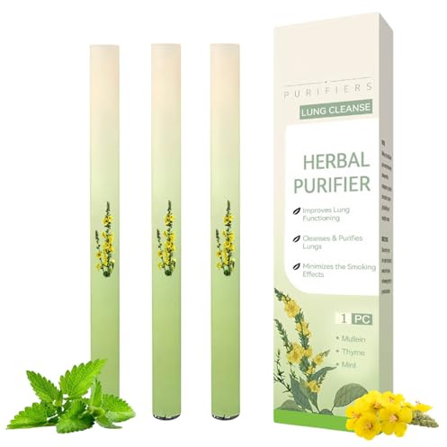 Vergine, detergente per polmoni, 3 pezzi, diffusore di erbe naturali, penna per aromaterapia, penna per aromaterapia, stick naturale per breathing Ease, per uomini e donne, aggiornato