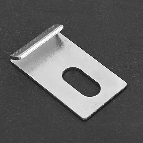 Zerodis Växthusbasklämmor, Fästsats för Silvermetallfästen, 10 Delar Hårdvaruklämma