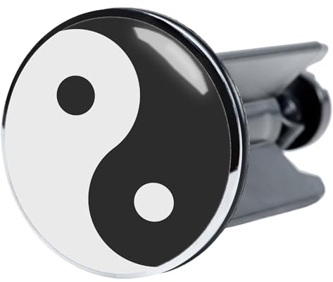 Sanilo Waschbeckenstöpsel Yin Yang, schöner Stöpsel für das Waschbecken, universal mit Motiv