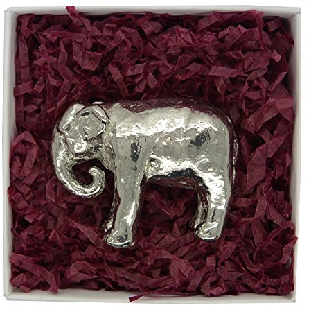 Figurine WWF à collectioner Éléphant Indien, Fabrication Francaise (Made in France, en Etain Fin