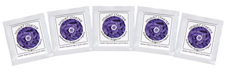 Yogurt Starter Cultures - Pack of 5 Freeze-Dried Culture Sachets for Authentic Bulgarian Yogurt(5 sachets)