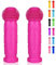 OTFAITP 1 Paire de poignées de Guidon de vélo pour 2-3-4 Roues de Scooter pour Enfants, Scooter de Drift, Trottinette balançoire (Rose Rouge)