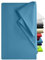 npluseins Bettlaken 150x250cm â€“ Leintuch Gummizug â€“ Tuch ist ideal für Terrasse Camping und Tischtuch - Wohnmobil Laken - Betttuch Gummizug â€“ 100% Baumwolle, ca. 150 x 250 cm, Royalblau