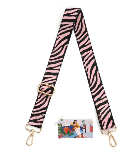 Senral Sangle d'épaule réglable 3,8 cm de large Sangle de sac colorée Bandoulière pour sac à main Sangle de sac à changer 80-140 cm Sangle d'épaule pour sacs à main pour femmes Accessoires DIY, M