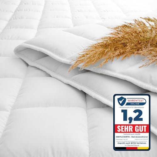 Besonders weicher Matratzenschoner 180x200cm - Matratzenauflage für Matratzen bis 30cm - Bei 60°C waschbar & Öko-Tex für mehr Hygiene im Bett - Unterbett als Schutz für Boxspringbett & Topper