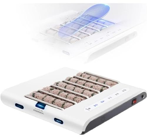 STMKB Machine De Nettoyage De Semelles, Machine De Cirage De Chaussures Intelligente, Chargement/branchement 2 Fonctions, Convient Aux Chaussures en Cuir/Talons Hauts/Pantoufles Et Autres Chaussures