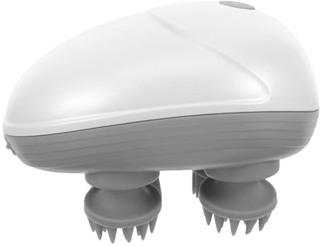 HAPINARY Massaggiatore Elettrico Per Testa Multifunzionale Portatile Massaggiatore Wireless Per Capo e Corpo Ricarica Usb Sollievo Stress e Affaticamento Adatto Per Casa e Viaggio