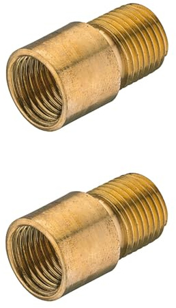 cyclingcolors 2x rallonge de judas porte d'entrée, laiton diamètre 12mm