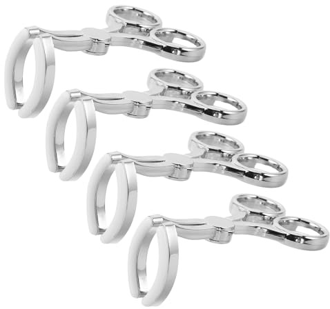 TOPPERFUN Outil D'application de Lentilles de Contact en Plastique Sûr, 4 Pièces, Pinceau D'insertion et Retrait Invisible, Accessoires de Voyage pour Lentilles Souples et Colorées, Kit