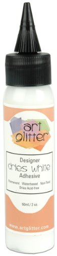 ART INSTITUTE GLITTER Designer Dries White Adhesive 2oz