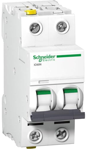 Schneider Electric Leitungsschutzschalter Acti9 iC60N, 2-polig, 10A, B-Charakteristik, 6kA, 10kA, Artikelnummer A9F03210